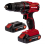 Дрель аккумуляторная ударная Einhell TC-CD 18-2 Li-i (2х1,5Ah) - 4513825